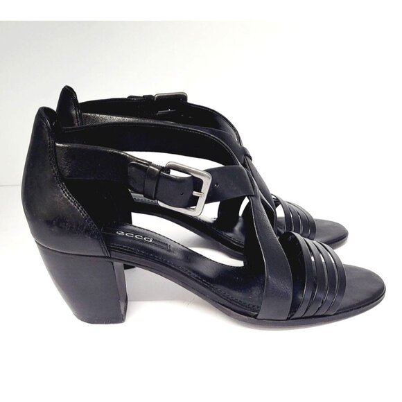 ECCO Strappy Heeled Sandal - Size‎ 9 / EU 40 - Picture 4 of 8